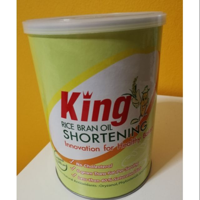 เนยขาวเพื่อสุขภาพ King rice bran oil shortening