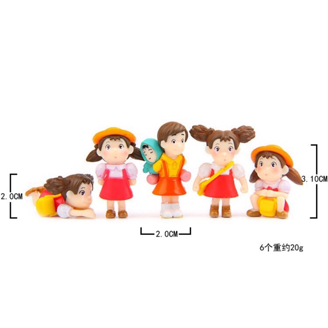 ตุ๊กตาจิ๋ว - ตุ๊กตาเด็กผู้หญิง ชุดแดง ชุดกันฝน - รูปที่ 2