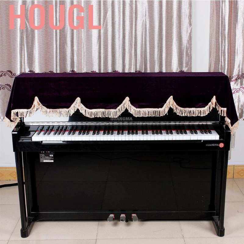 Houglamn 88 คีย์ ผ้าคลุมเปียโนผ้าสักหลาดกันฝุ่น