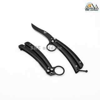 SHE outdoor 0010101362 Karambit Knife มีดพก มีดเดินป่า มีดคารัมบิต มีดพับ มีดควง