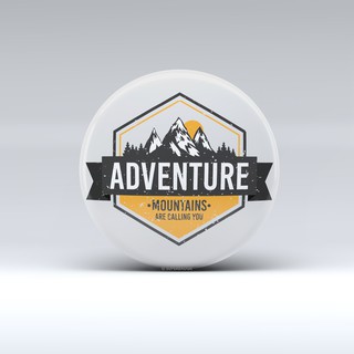 เข็มกลัด Vintage Adventure Camping Outdoor 201922