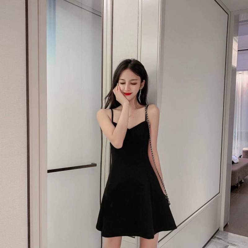 Korean-Style Sexy Nightclub Off-the-Shoulder Dress Was Thin Waist VNeck ...