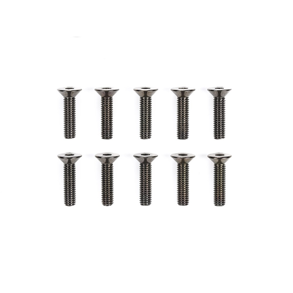 TAMIYA 51631 3x12mm STEEL COUNTERSUNK HEX HEAD SCREWS (10PCS)
