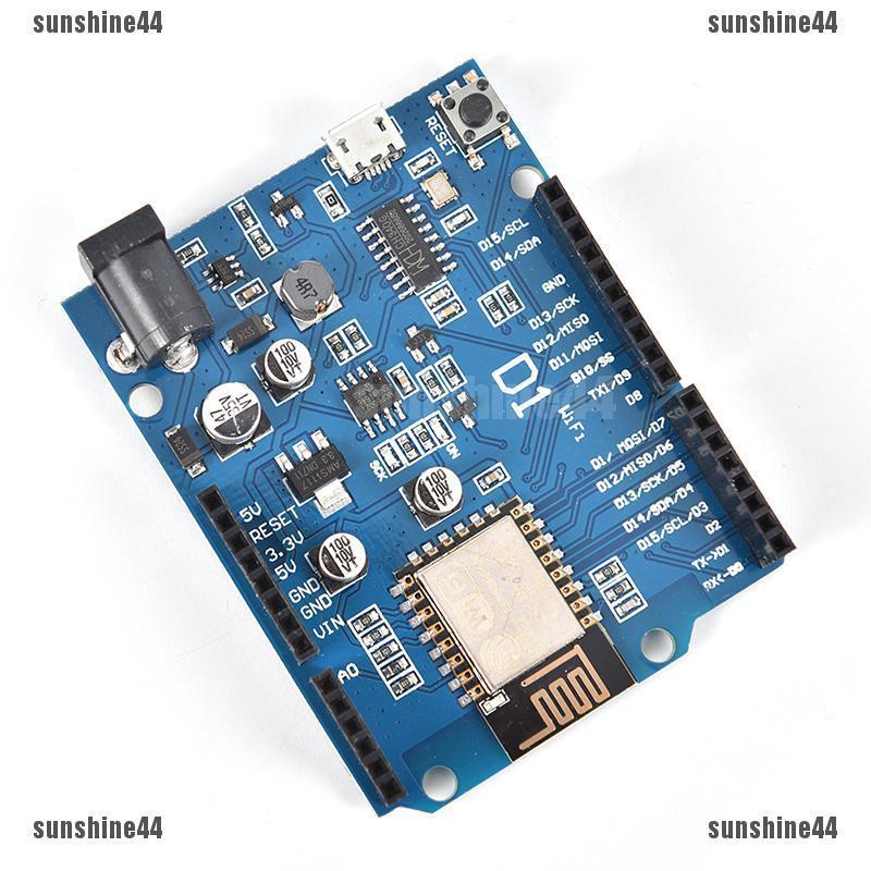 บอร์ดทดลอง SUN44 WeMos D1 WiFi Arduino UNO ESP8266