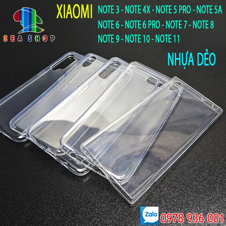 เคสพลาสติกซิลิโคน - Xiaomi Redmi Note 3,4,4X,5A,5 Pro,6 Pro,7, 8, 9, 10,10 Pro Max,1,1,1,11 S Life