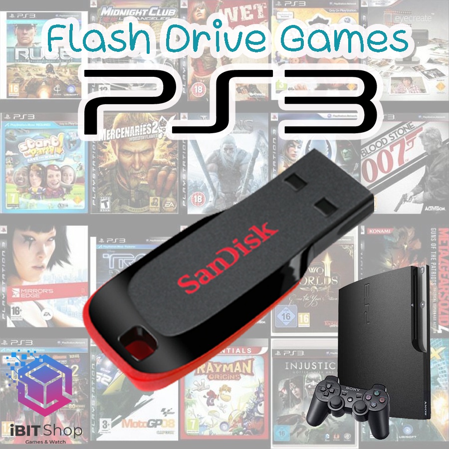 Flash Drive Game PS3 เลือกเกมส์เองได้ สำหรับเครื่องแปลง Multiman