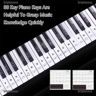 brightmoon 54 61 88 keys สติ๊กเกอร์ติดคีย์บอร์ดอิเล็กทรอนิกส์