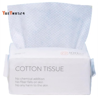 100PCS Disposable Wash Face Towel, Clean Face Towel, Make of Cotton, Remove Makeup Towel, Wash Facial Tissue