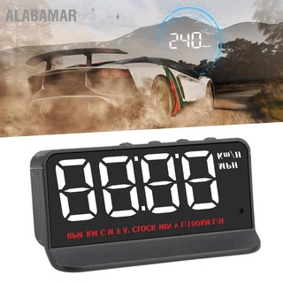 Alabama ไฟ Led Hud Obd Head Up Display แรงดันไฟฟ้า เชื้อเพลิง ใช้สัญญาณเตือนความเร็วสูง