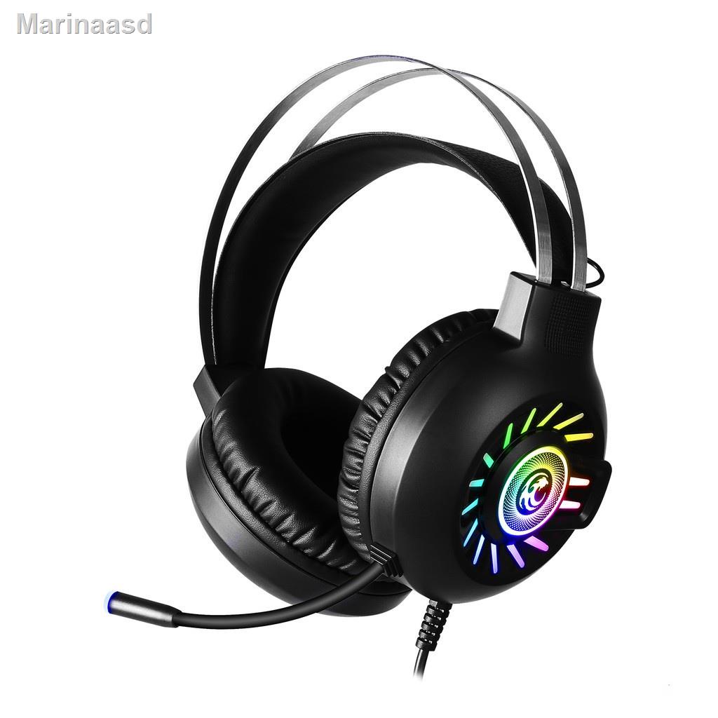 ❃หูฟัง Tsunami M10 Stereo 7.1 RGB Gaming Headphone (BLACK)ของขวัญ