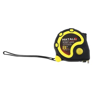 ตลับเมตรหุ้มยาง Hand tools 8 ม. RUBBERIZED MEASURING TAPE 8M