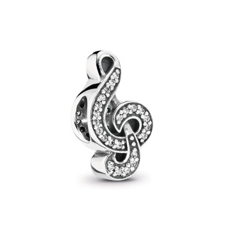 [พร้อมส่ง สินค้าแท้ 💯] Pandora Sweet Music Treble Clef, Clear CZ