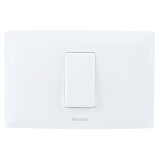 ชุดสวิตช์ 1 ทาง เปิด-ปิด ความสว่าง HACO AP-S11 สีขาว 1-WAY SWITCH HACO AP-S11 1-MODULE WHITE