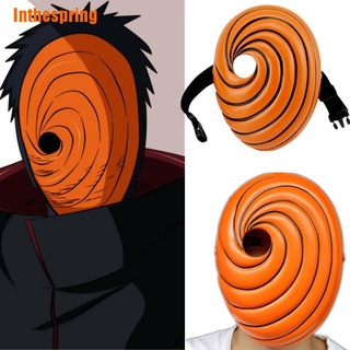 (Inthespring) หน้ากากคอสเพลย์ Uchiha Obito เรซิน สีส้ม ปาร์ตี้ฮาโลวีน หน้ากาก Tobi