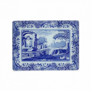 Spode - Pimpernel Blue Italian Glass Worktop Saver เขียง