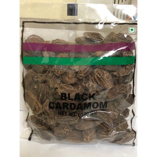 เม็ดกระวานดำ นำเข้าจากอินเดีย Black Cardamom 100กรัม.