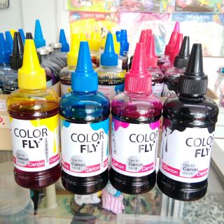 #หมึกเติม Color FLY 4 สี ต่อชุด  #ต่อ1oder#