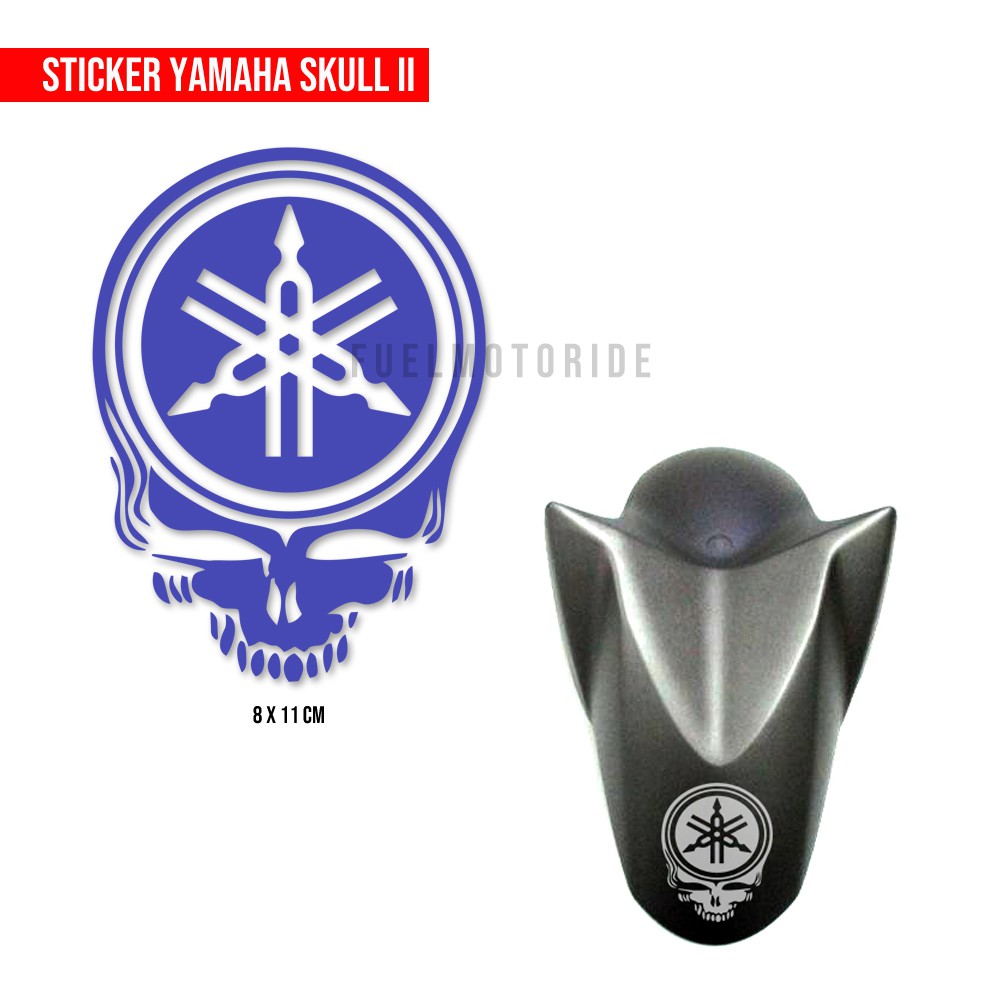 สติกเกอร์บังโคลนหน้า สําหรับ Yamaha Skull II nmax xmax r15 mio lexi