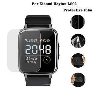 ฟิล์มกระจกนิรภัย ป้องกันรอยหน้าจอ แบบใส สําหรับ Xiaomi Haylou LS02 Smart Watch