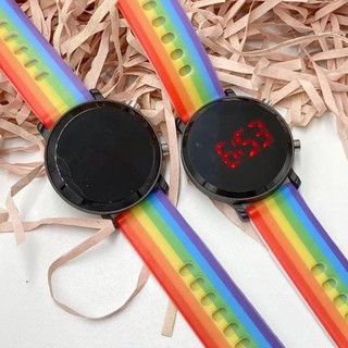 นาฬิกาแฟชั่น นาฬิกาแอลอีดี ( LED Watch )  ตัวเลขชัดเต็มจอ