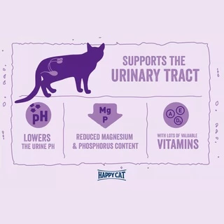 [exp Aug 08/27] Happy Cat Minkas Urinary อาหารแมว แฮปปี้แคท มินคัส เม็ด แมวโต ดูแลทางเดินปัสสาวะ ป้องกันนิ่ว กระสอบ 10kg
