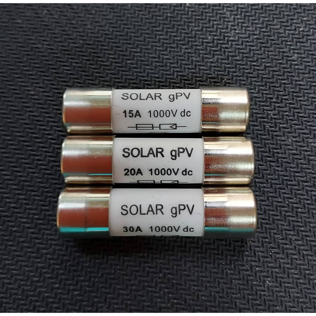 ดีซี ฟิวส์ 15A,20A,32A/1000VDCลูกฟิวส์สำหรับไฟกระแสสำหรับโซลาร์เชลล์