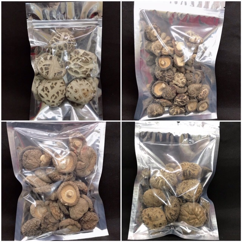 เห็ดหอมแห้ง หลายเกรด หลายเบอร์ พร้อมส่ง(香菇）ขนาด 50g เห็ดหอม เห็ด เห็ดหอมแท้ เนื้อแน่นกลิ่นหอม คัดเกรดคุณภาพ
