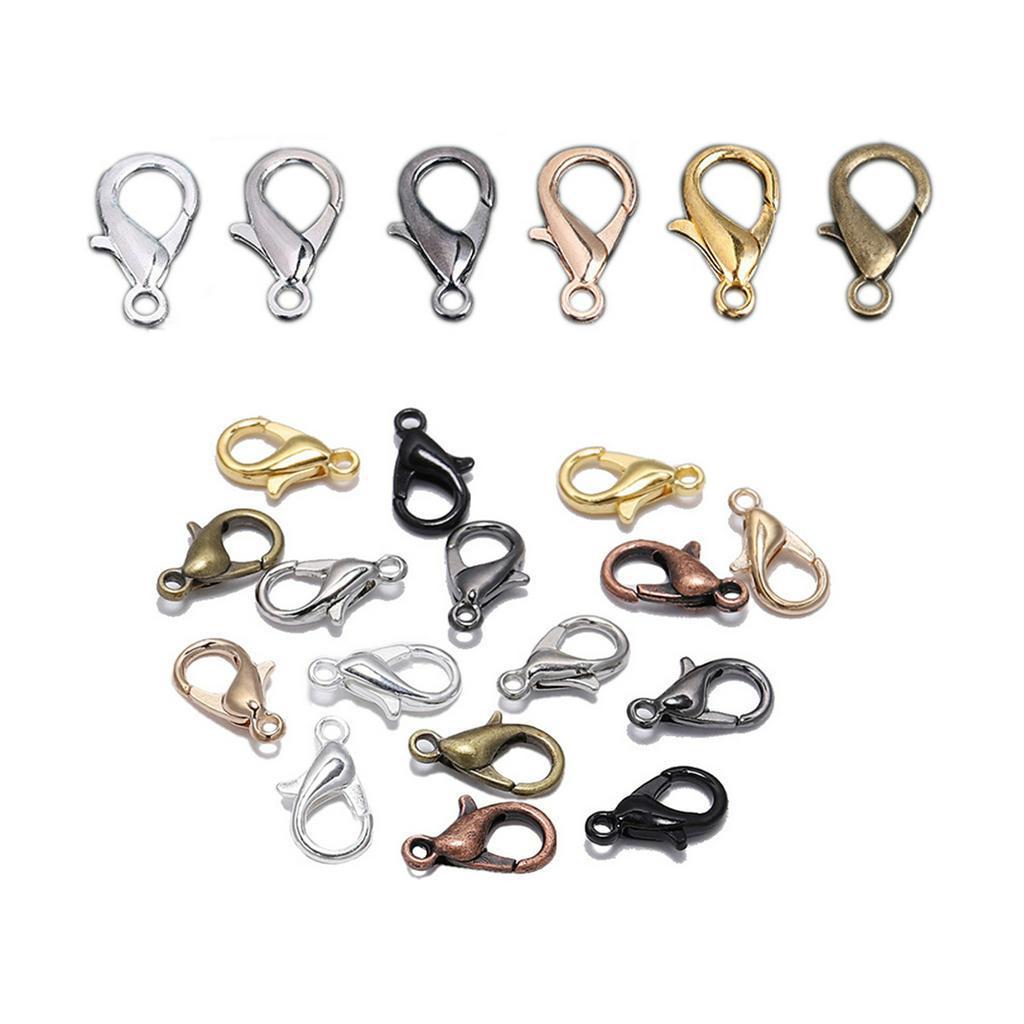 St.kunkka 10 ชิ้น/ถุง ตะขอก้ามปูโลหะ สำหรับทำสร้อยคอ สร้อยข้อมือ