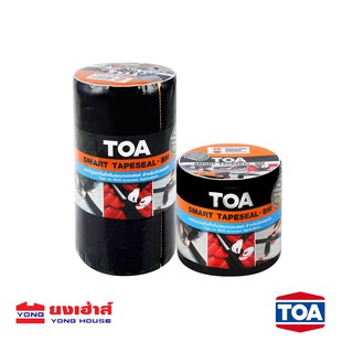 TOA SMART TAPESEAL สมาร์ท เทปซีล เทปกาวบิทูเมน แผ่นปิดรอยต่อ กันรั่วซึม หลังคา เทปกาว กันซึม เทปติด หลังคา เอนกประสงค์