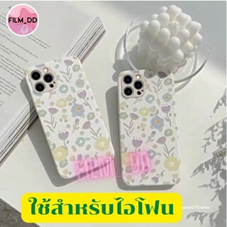 🌸🏵-พร้อมส่งในไทย-เคสซิลิโคนลายดอกไม้วินเทจ ใช้สำหรับ IPทุกรุ่น #238