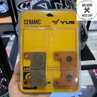 ผ้าเบรค yus ceramic ผ้าเบรคหน้า Z100ปี2010ขึ้นไป, Zx10Rปี11-15,GSX1000, ninja1000