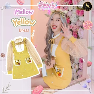 Mellow Yellow Dress : 8 Studio Brand มินิเดรสสีเหลืองแขนยาว รอคอยกันอยู่ไหมจ๊ะ มาตามคำขอนะจ๊ะ