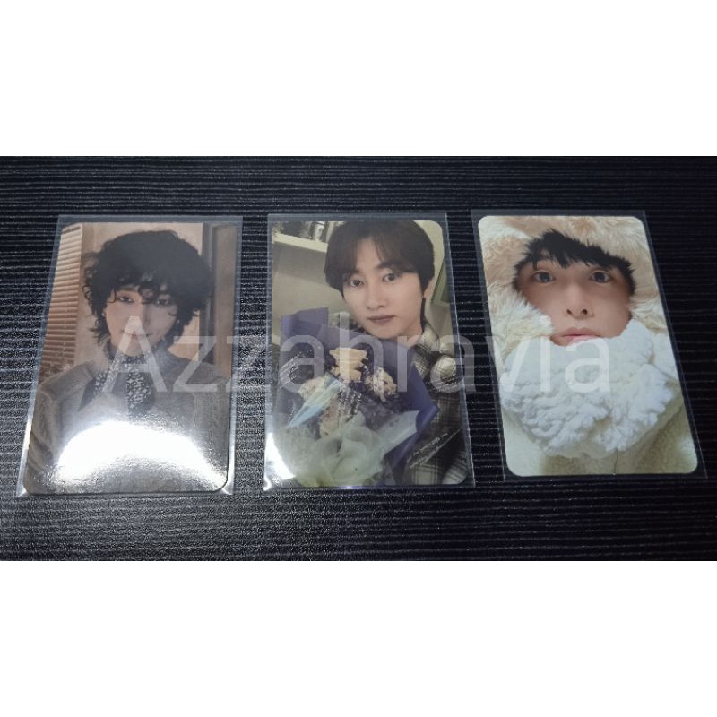 Pc/photocard SUPER JUNIOR CALLIN (PC YESUNG/PC EUNHYUK/PC RYEOWOOK)