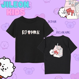 เสื้อยืด ผ้าฝ้าย พรีเมี่ยม ลาย BT21 MILK KIDS UNISEX อายุ 1-10 ปี สําหรับเด็ก 28 ปี