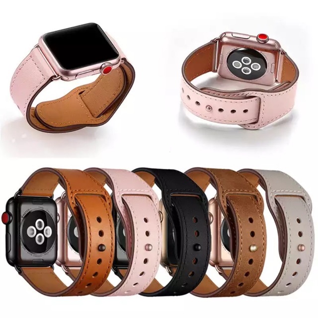 ♾‼️สายApple Watch สายหนังแท้ คุณภาพดี ขนาด 38,40mm 42,44mm