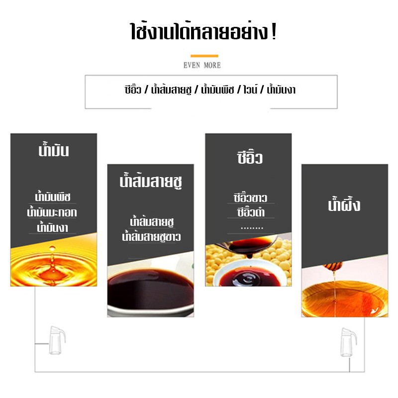 เหยือกใส่น้ำมัน 630ml 300ml เหยือกน้ำมันฝาเปิด-ปิดอัตโนมัติ โหลน้ำมัน เหยือกใส่ซอสปรุงรส  เหยือกแก้ว เหยือกเอนกประสงค์ ขวดแก้วใส่น้ำมัน ขวดใส่ซอส ขวดใส่น้ำมันโหลน้ำมัน