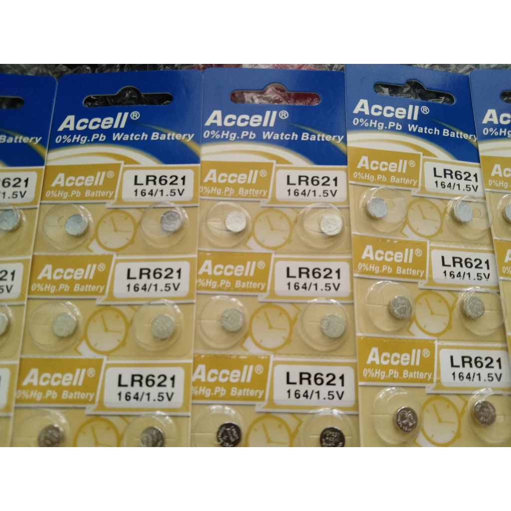 ถ่านนาฬิกา 621 Accell ถูกที่สุด เบอร์ถ่านยอดนิยม ซื้อเยอะราคาส่ง !! ถูก แท้ ชัวร์