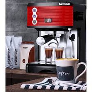 Gemilai CRM 3601 เครื่องชงกาแฟเอสเปรสโซ่ 15bar Espresso Maker เติมน้ำ1.7ลิตร 📢มีพร้อมส่ง