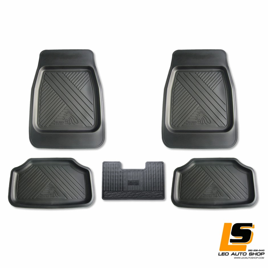 LEOMAX ชุด 5 ชิ้น ยาง BUDDY สำหรับรถกระบะ SPACE CAB หน้าx2 แคปx2 เพลาx1