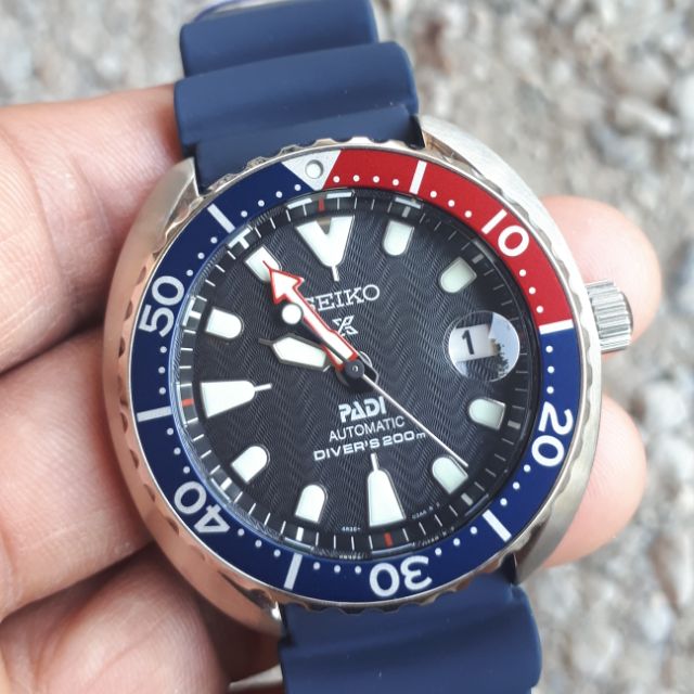 Seiko mini turtle outlet pepsi