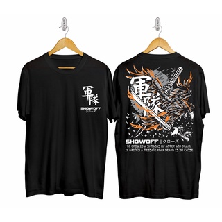 59 เสื้อยืด แขนสั้น พิมพ์ลาย SAAMURAAI CROW Cool UNISEX POROROSHOPPES-5XL