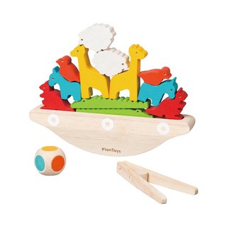 PlanToys ของเล่นไม้ แปลนทอยส์ เกมเรือบาล๊านซ์ BALANCING BOAT (3y+)