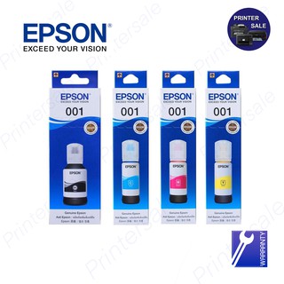 หมึก Epson 001  T03Y100/T03Y200/T03Y300/T03Y400 ใช้กับ Epson L4150/L4160/L6160/L6170/L6190 By Printersale