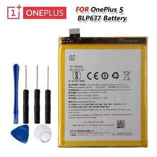 แบต One Plus BLP637 แบตเตอรี่ สำหรับ OnePlus 5 One plus 5 5T 3300mAh + ซ่อมเครื่องมือ