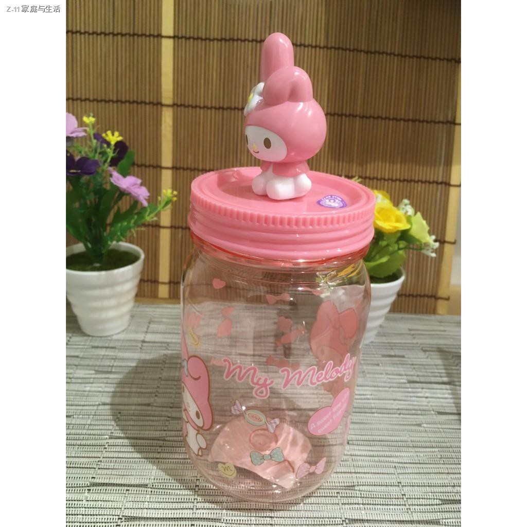 ☈✳Komonoya ขวดโหลพลาสติก My Melody 3D