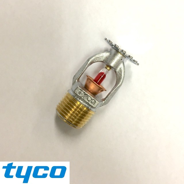สปริงเกอร์ดับเพลิง Sprinkle "TYCO", pendent 155F/68C°(Red)K5.6, 1/2", TY325 (เฉพาะสปริงเกอร์ไม่รวมฝาครอบ)