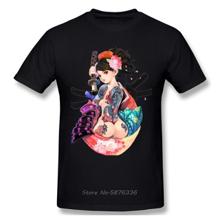 เสื้อยืด ผ้าฝ้าย พิมพ์ลาย Yakuza Tatoo Ukiyoe สไตล์วินเทจ พังก์ สตรีท เหมาะกับฤดูร้อน สําหรับผู้ชาย และผู้หญิง