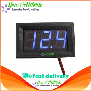 New Alitech ดิจิตอล โวล์ทมิเตอร์ DC 4.5 - 30.0 V Mini 0.36in DC 4.5V-30V 2-Wire LED Digital Display Panel Battery