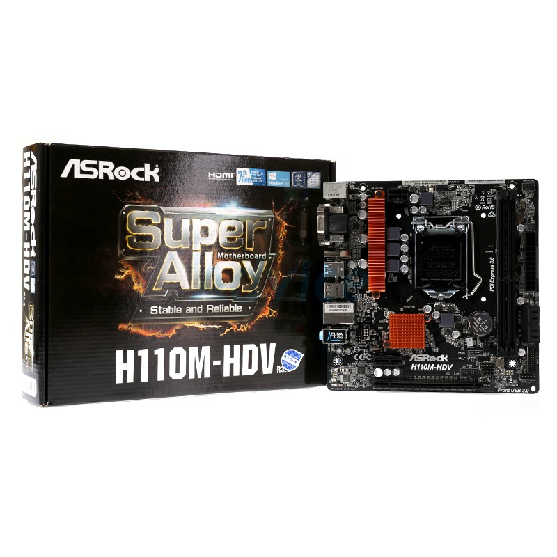 (1151) ASROCK H110M-HDV DDR4 R3.0