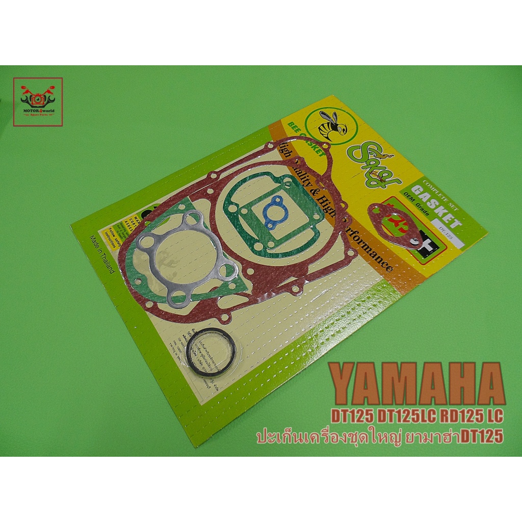 YAMAHA DT125 DT125LC RD125LC - ENGINE GASKET COMPLETE SET // ปะเก็นเครื่อง ชุดใหญ่ "ตราผึ้ง"